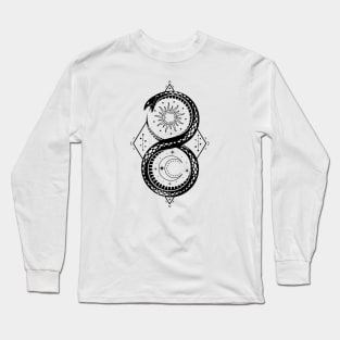 Ouroboros | Pagan Symbol Long Sleeve T-Shirt